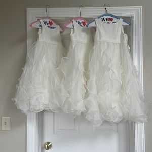 David’s Bridal Flower Girl Dresses size 5, 7